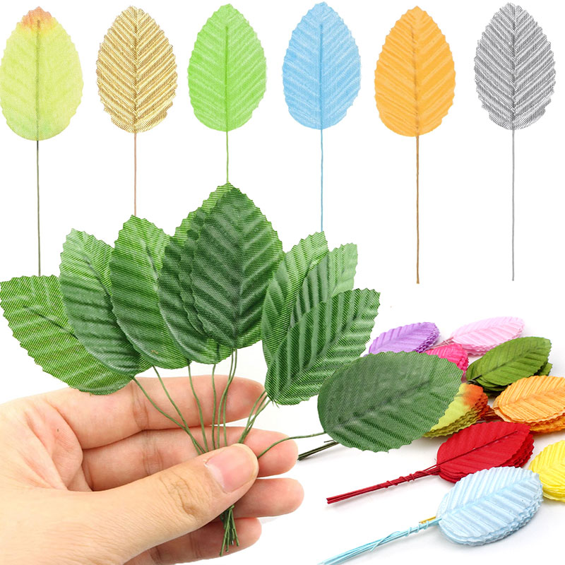 Artificial Hanging Plants - 50/100/200 sztuk sztuczny jedwab liście róż