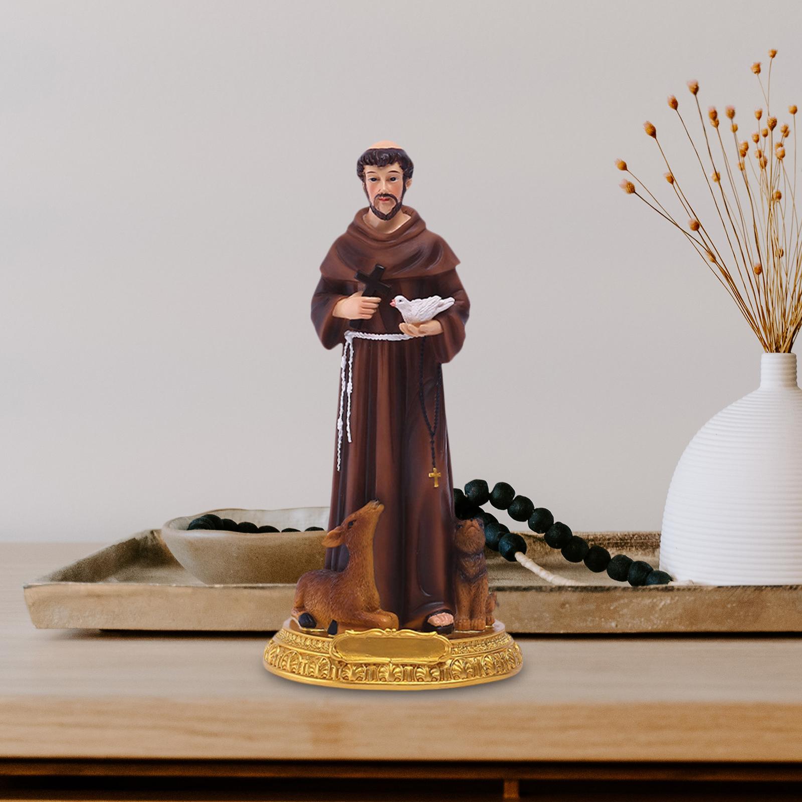 Home Decor On Sale - Święty Francis posąg z asysi żywiczny