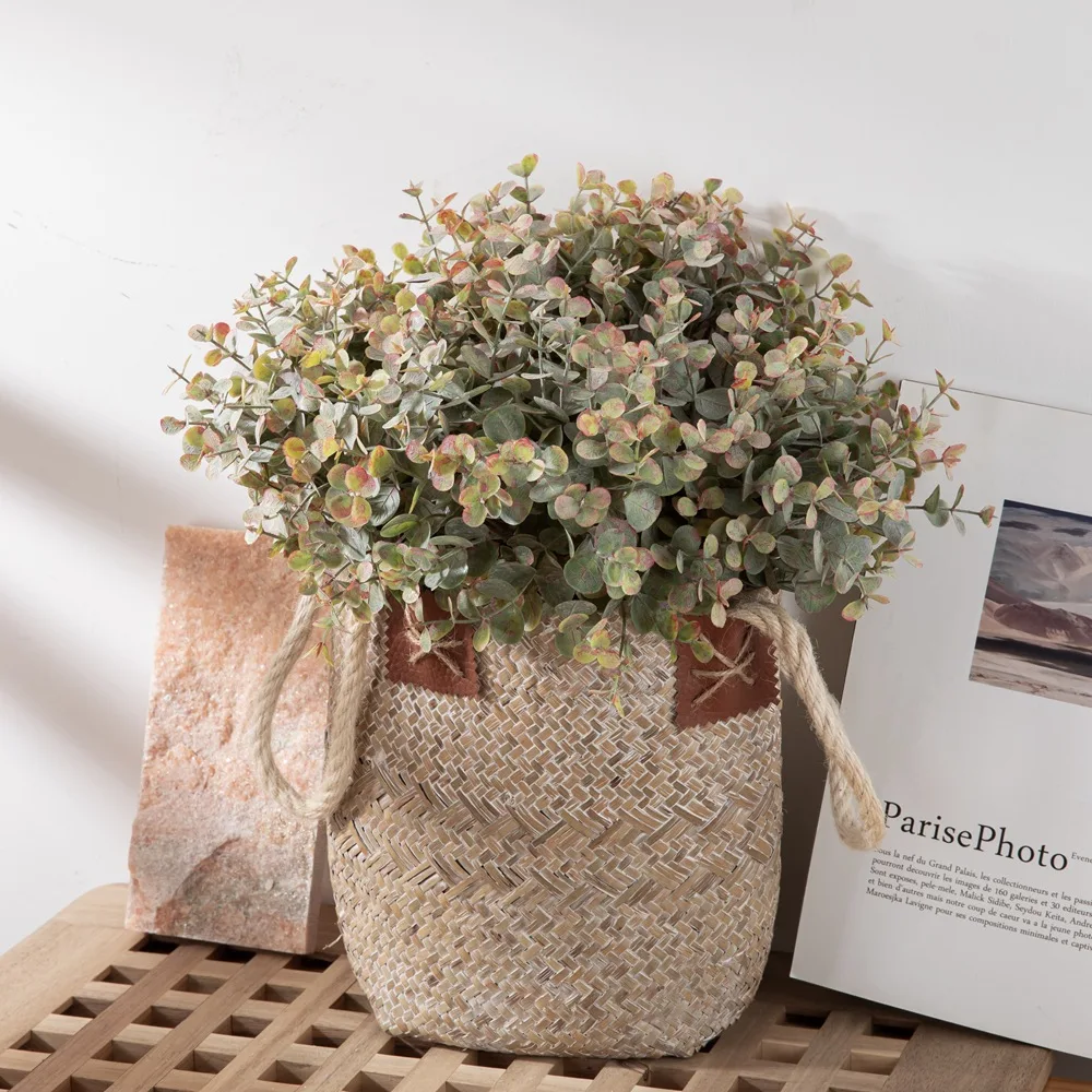 Artificial Hanging Plants - 12 sztuk/zestaw sztuczny eukaliptus bukiet pieniędzy