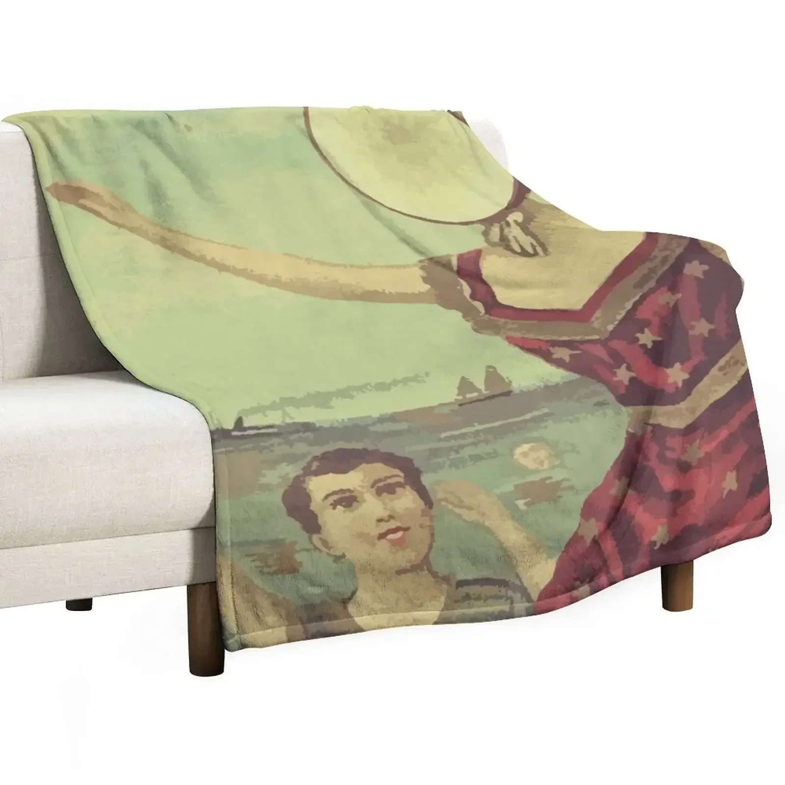 Neutral Throw Blanket - Neutral Milk Hotel In the Airplane