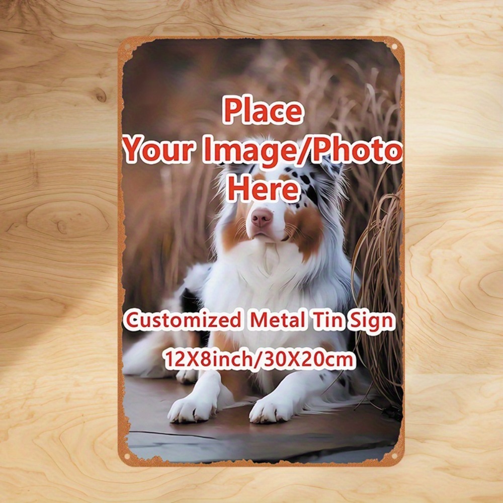 Home Decor Handmade - Rustykalna, ręcznie robiona, personalizowana metalowa tabliczka