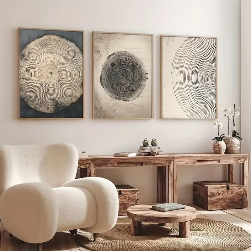 Home Decor Tree - 3 szt./zestaw Abstrakcyjne Obrazy na Płótnie