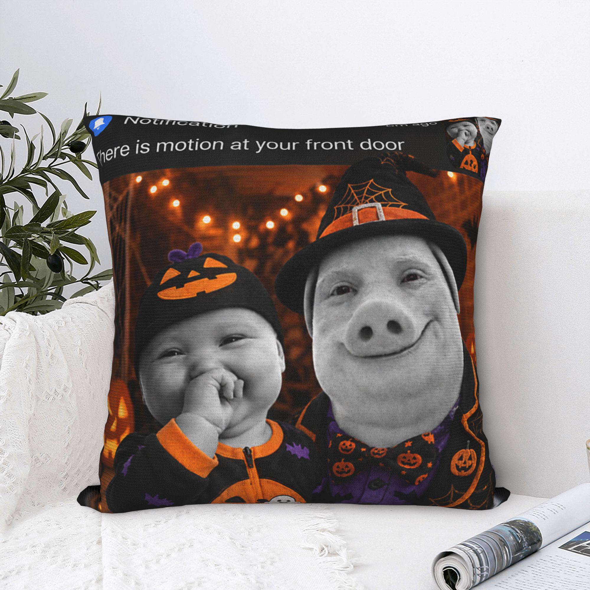 Home Decor Ai - Zabawna poszewka na poduszkę z memem