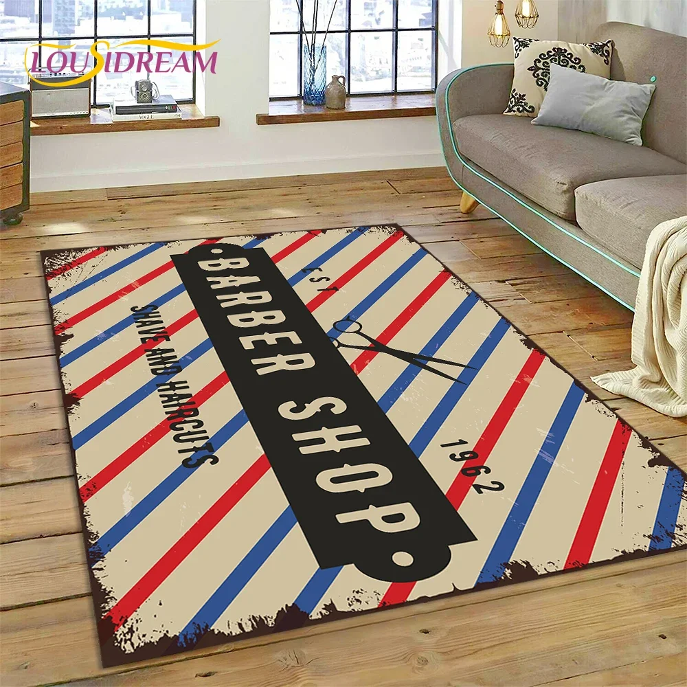 Home Decor Online Shopping - Fashion Barber Shop Logo Skull Vintage
