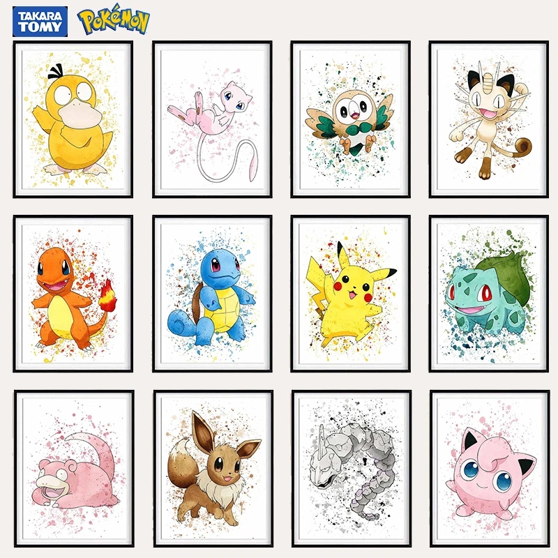 Home Decor Scrap - Pokemon Anime komiks obraz na płótnie