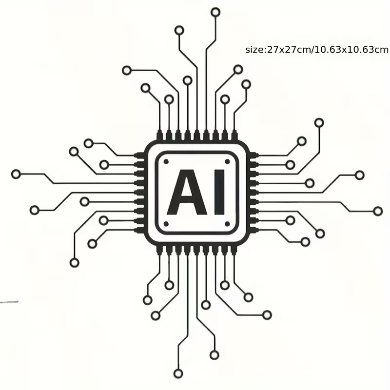 Home Decor Ai - Naklejka winylowa na ścianę z technologią