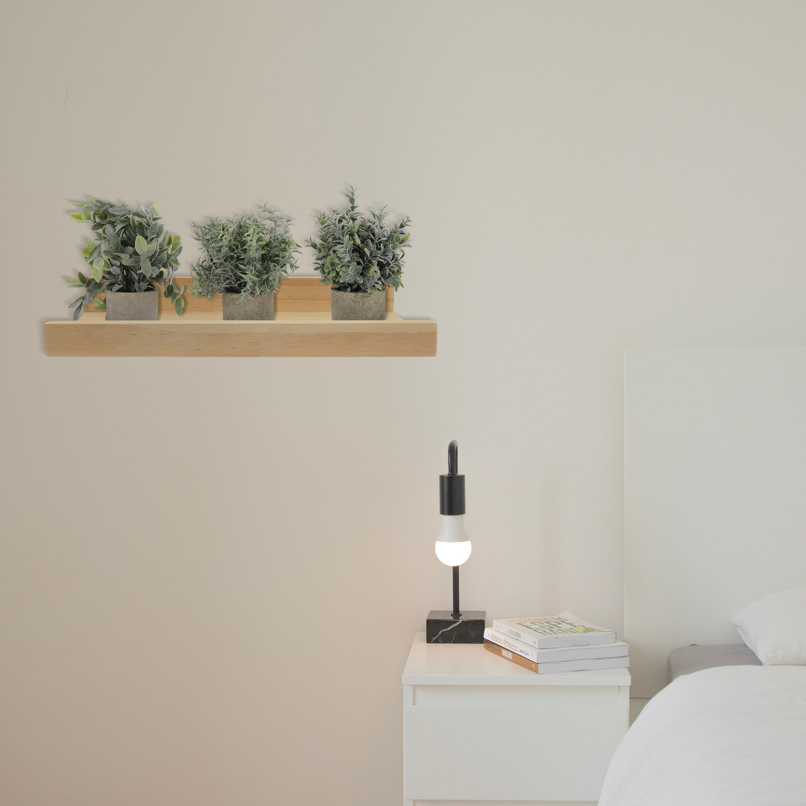 Floating Shelves - Drewniana półka ścienna, mała pływająca półka