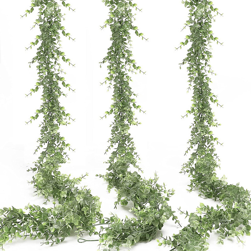 Artificial Hanging Plants - 6Ft 1.8M Ins Eukaliptus Ściana Wisząca