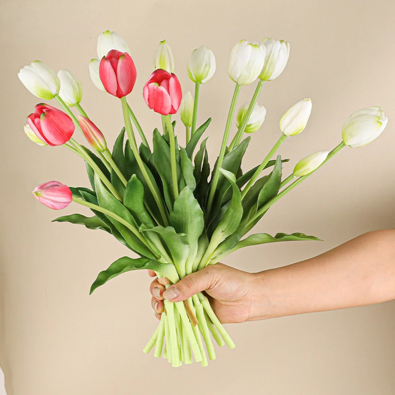 5 głowic Sztuczne tulipany Dek – Home Decor Tulip recenzja i cena