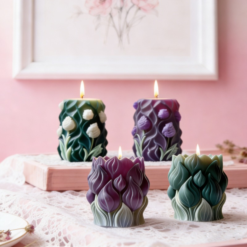 Forma 3D cylindryczna na świec – Home Decor Tulip recenzja i cena