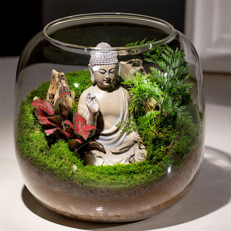 Mikro Krajobraz Mchu Szklana B – Terrarium Glass Bottle recenzja i cena
