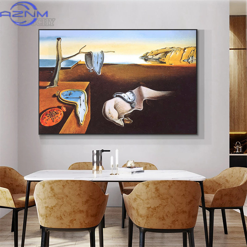 Sławny artysta Salvador Dalí,  – Watercolor Poster Print recenzja i cena