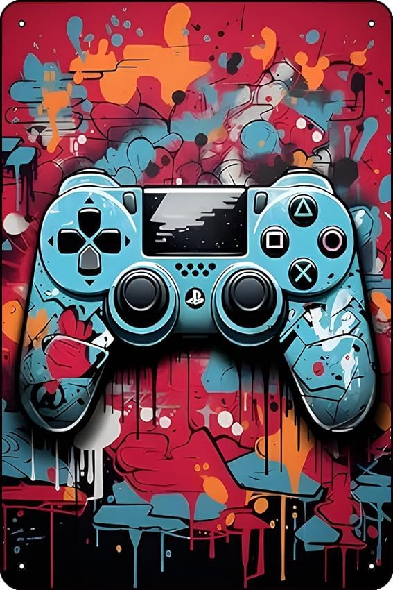 Ytosoful Kolorowy Neonowy Game – Watercolor Poster Print recenzja i cena
