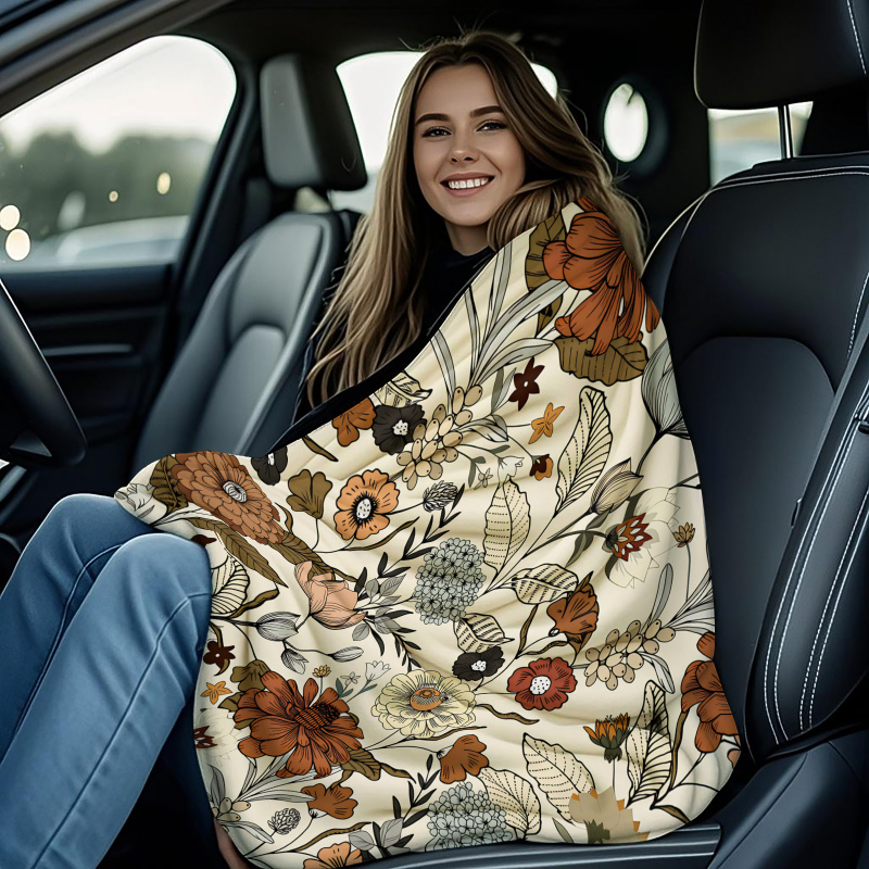 Koc polarowy w stylu boho, neu – Neutral Throw Blanket recenzja i cena