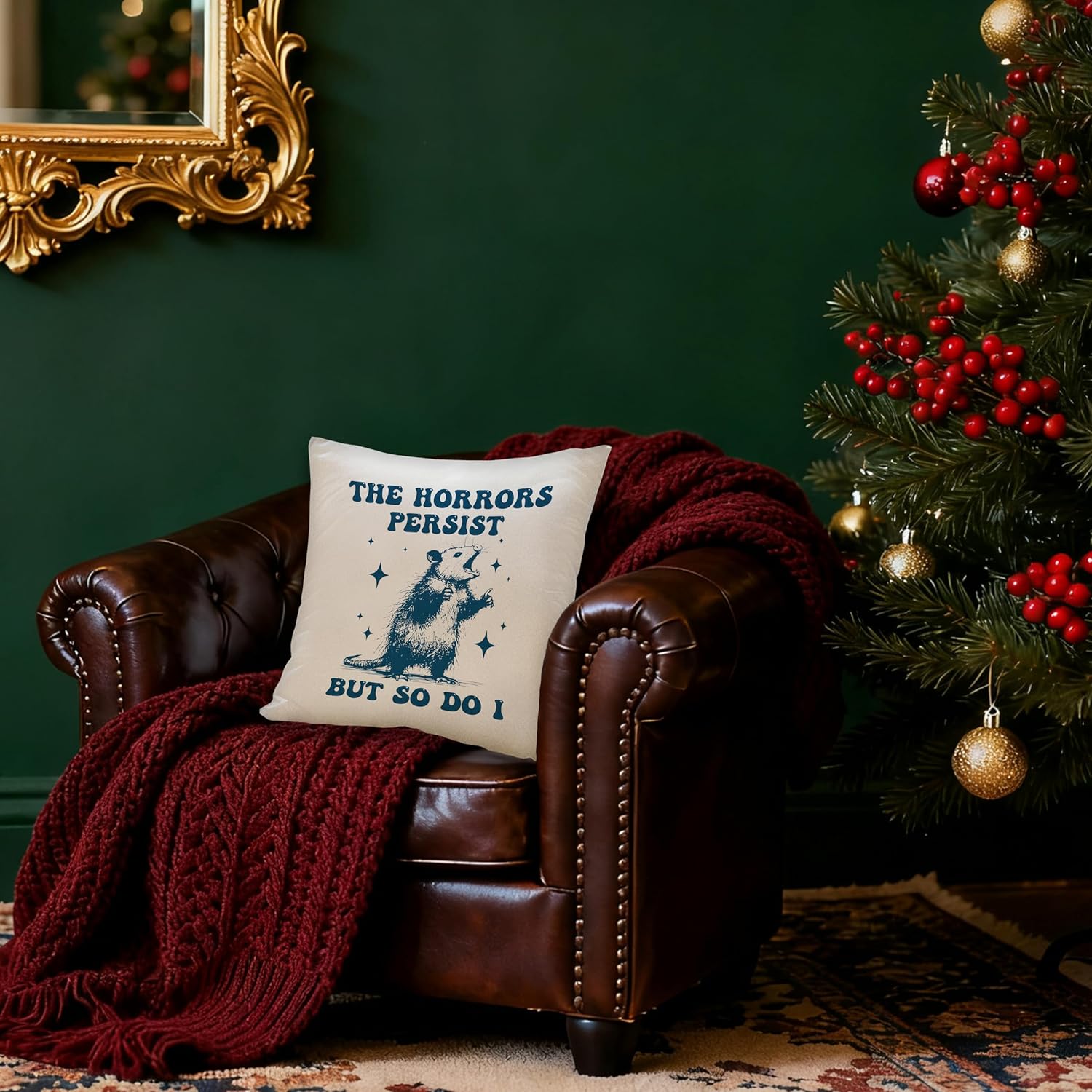 Poszewka na poduszkę z opossem – Home Decor Quotes Ideas recenzja i cena