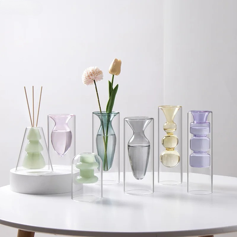 Kolorowy, dwuwarstwowy szklany – Terrarium Glass Bottle recenzja i cena