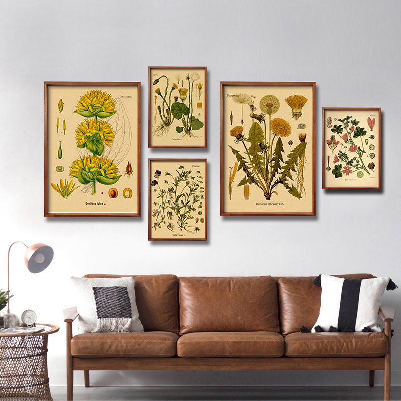 1 szt. bezramowy plakat z moty – Home Decor Scrap recenzja i cena