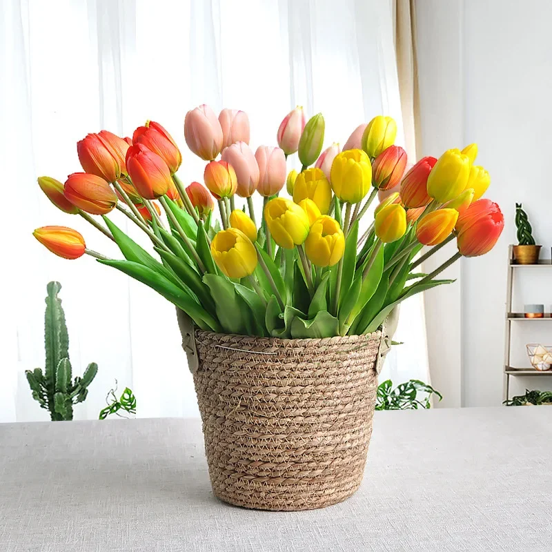 5-głowicowy sztuczny tulipan d – Home Decor Tulip recenzja i cena