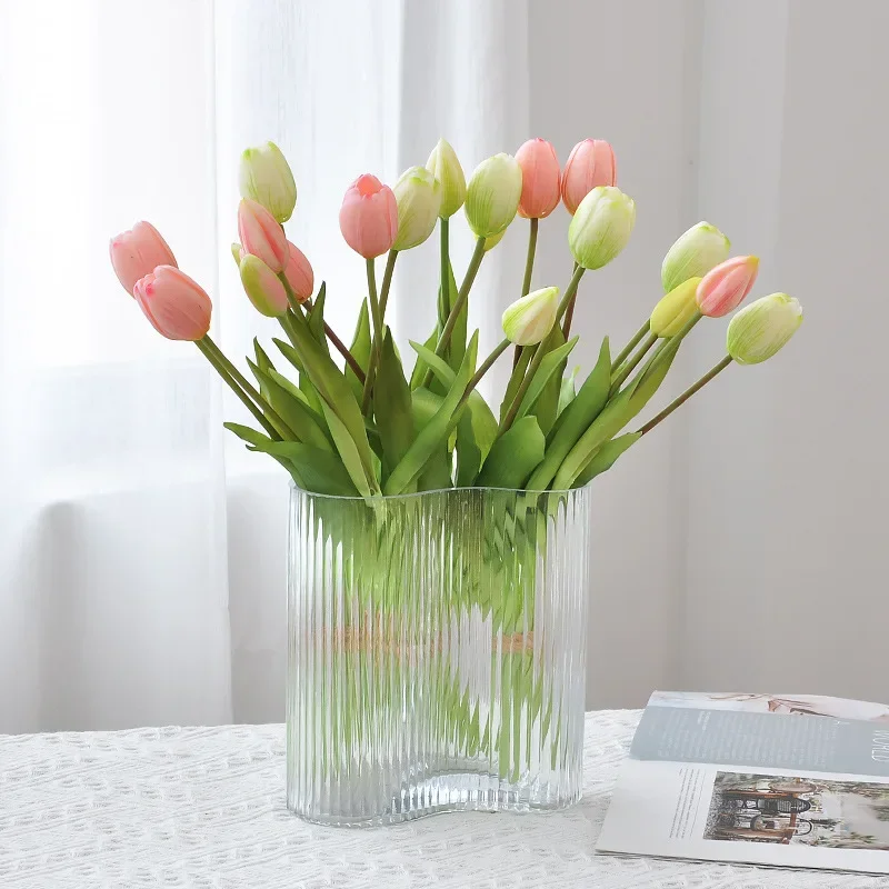 5-głowicowy sztuczny tulipan d – Home Decor Tulip recenzja i cena