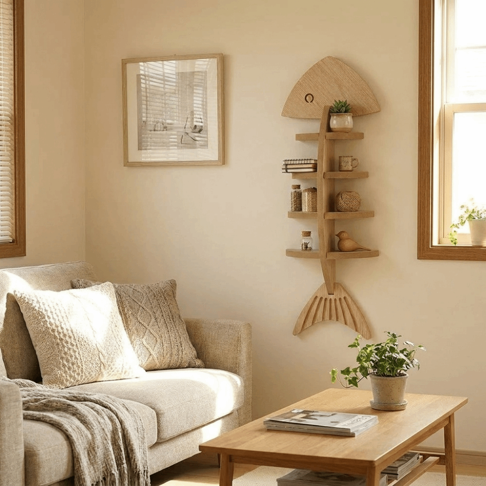 Vintage Drewniana Półka Ścienn – Floating Shelves recenzja i cena