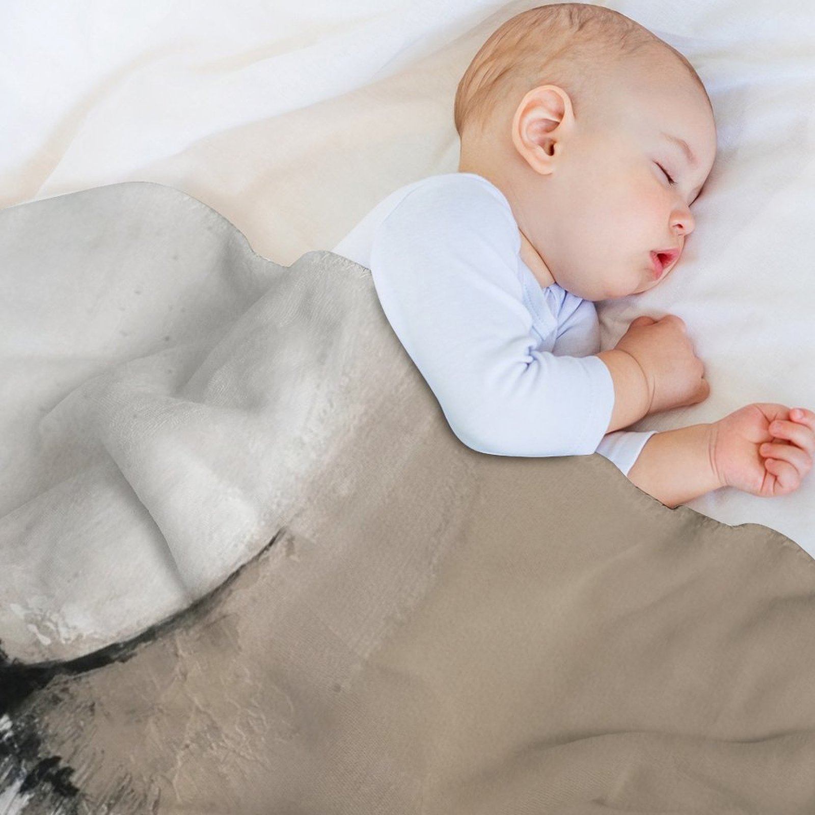 Neutralny abstrakcyjny koc nar – Neutral Throw Blanket recenzja i cena