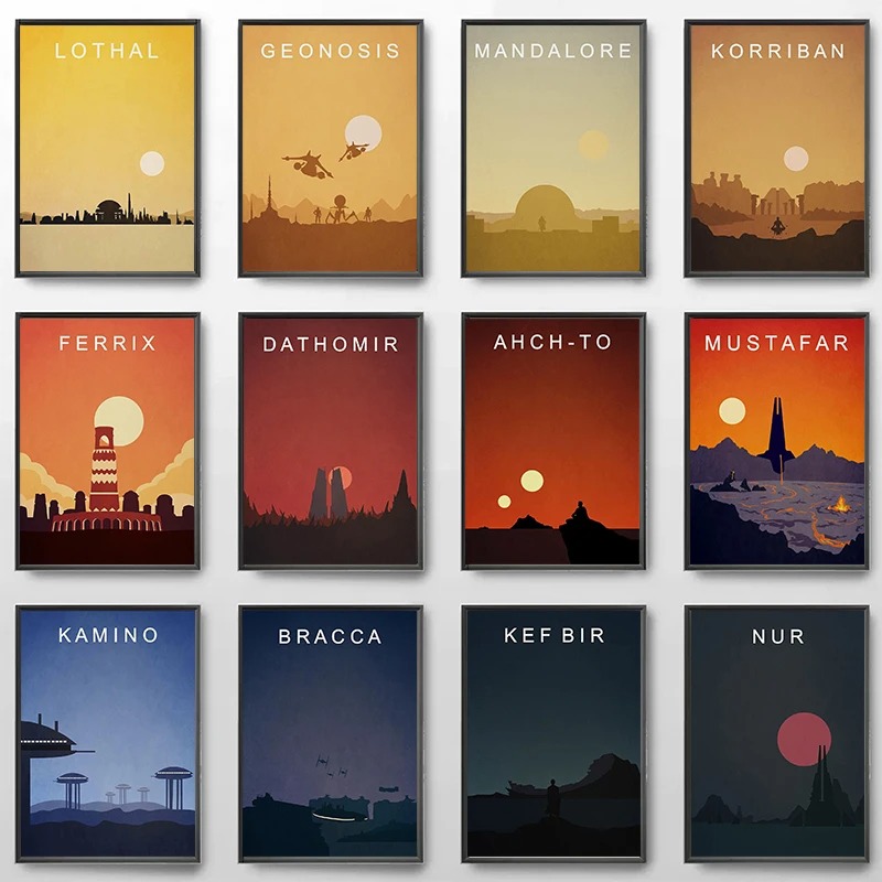 Retro Planeta Gwiazda Galaktyk – Home Decor Minimal recenzja i cena