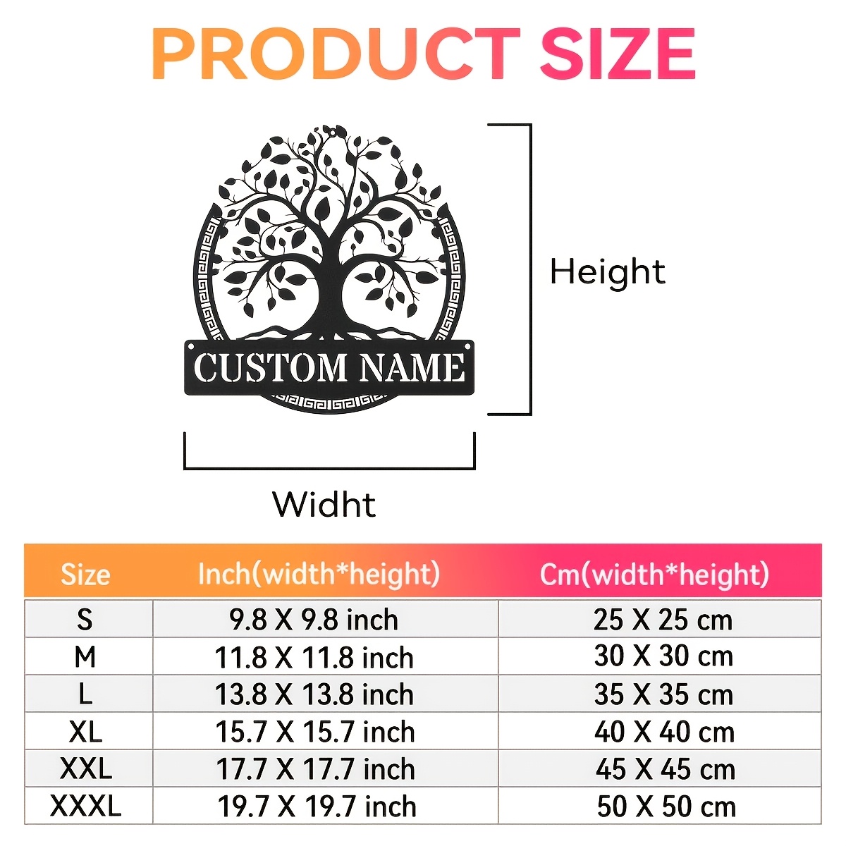 Metalowa dekoracja ścienna z m – Home Decor Tree recenzja i cena