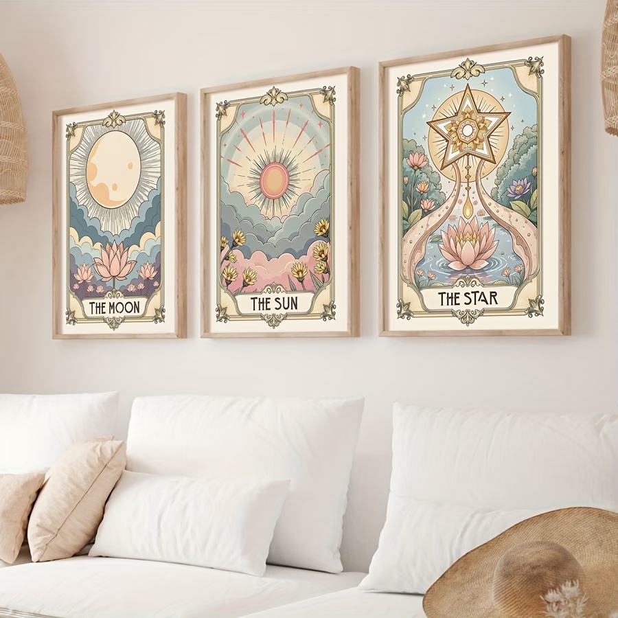 Nowoczesny Boho Tarot Słońce i – Home Decor Foto recenzja i cena