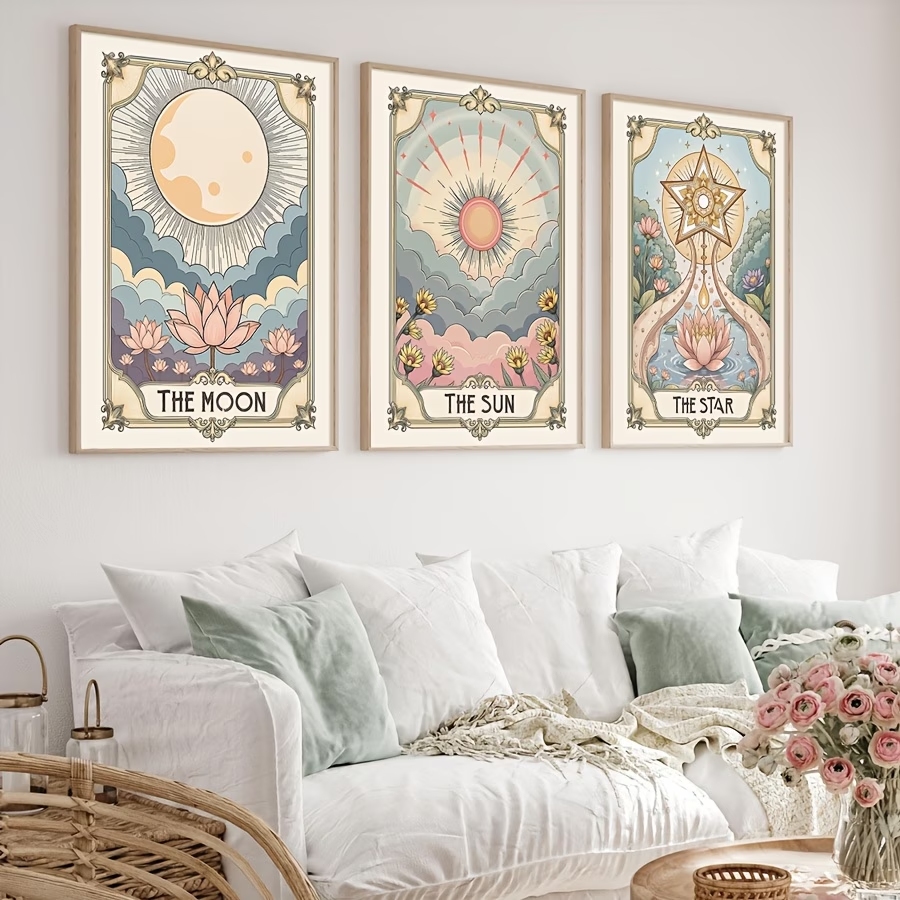 Nowoczesny Boho Tarot Słońce i – Home Decor Foto recenzja i cena