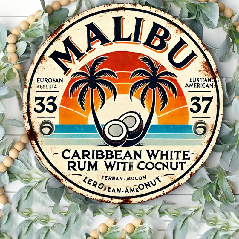 Vintage Malibu Rum Coconut Alu – Home Decor Tree recenzja i cena