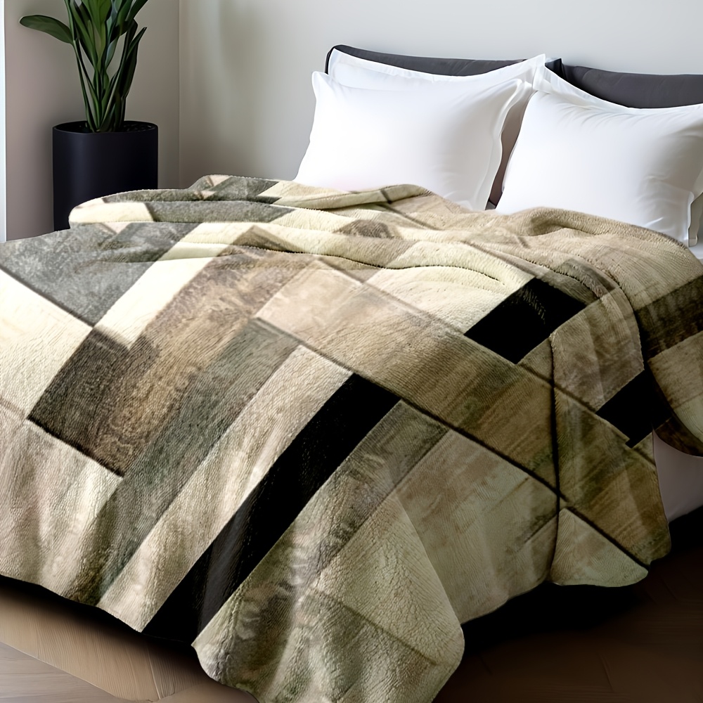 Luksusowy koc z flaneli polies – Neutral Throw Blanket recenzja i cena