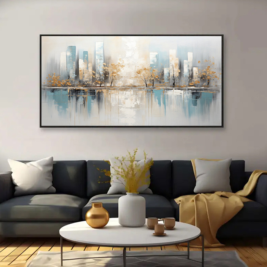 Bezramowe nowoczesne abstrakcy – Home Decor Minimal recenzja i cena