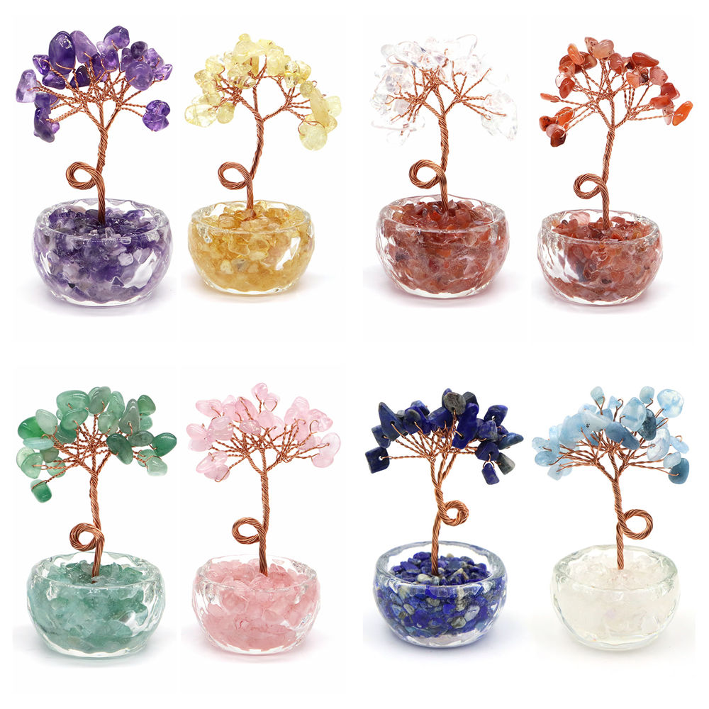Naturalny Kryształowy Drzewko  – Home Decor Tree recenzja i cena