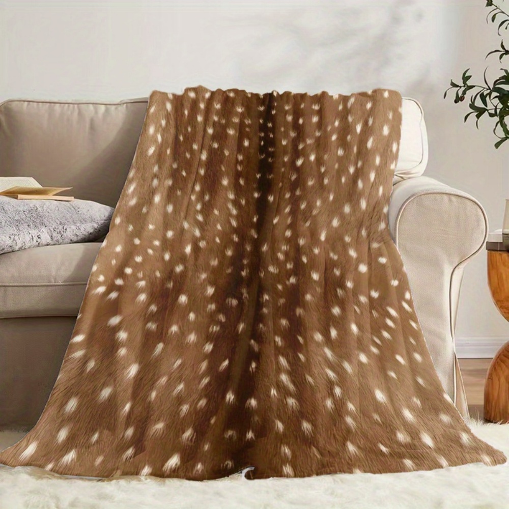 Koc flanelowy w stylu vintage  – Neutral Throw Blanket recenzja i cena
