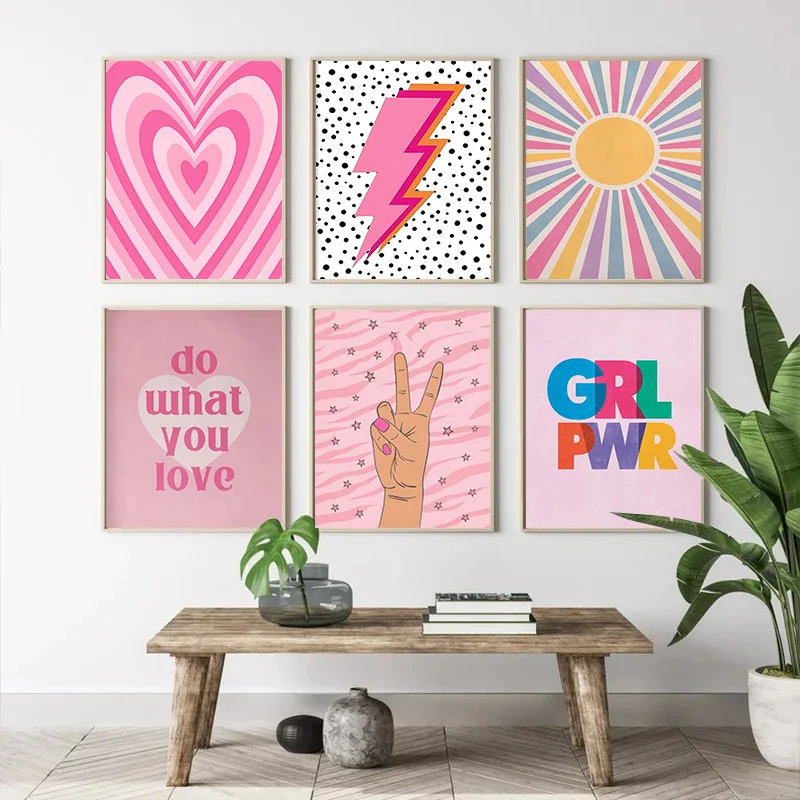 Abstrakcyjny Różowy Gradient B – Home Decor Minimal recenzja i cena