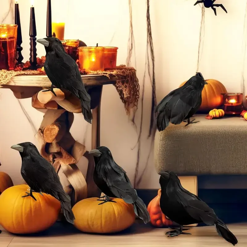 1 szt. Czarna Wrona Dekoracja  – Home Decor Garden recenzja i cena