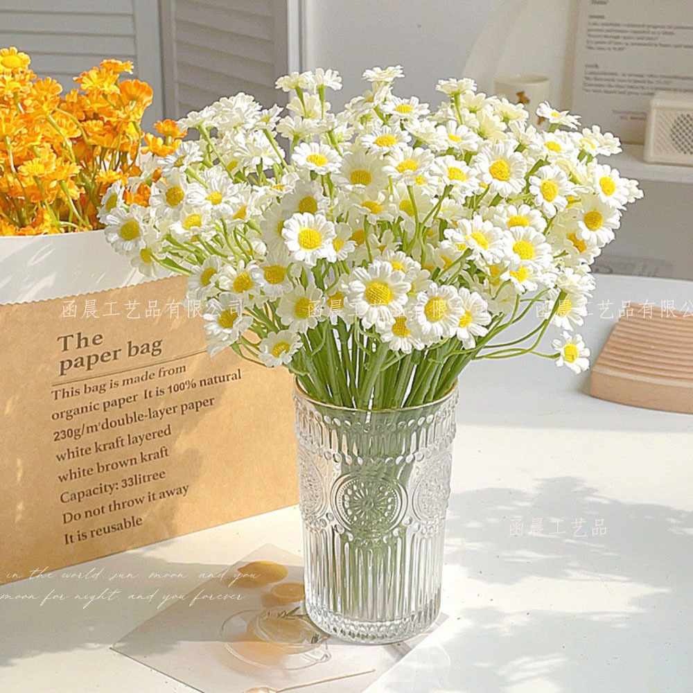 Sztuczne kwiaty rumianku w sty – Home Decor Tulip recenzja i cena