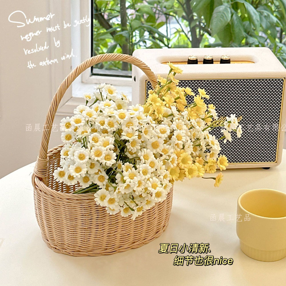 Sztuczne kwiaty rumianku w sty – Home Decor Tulip recenzja i cena