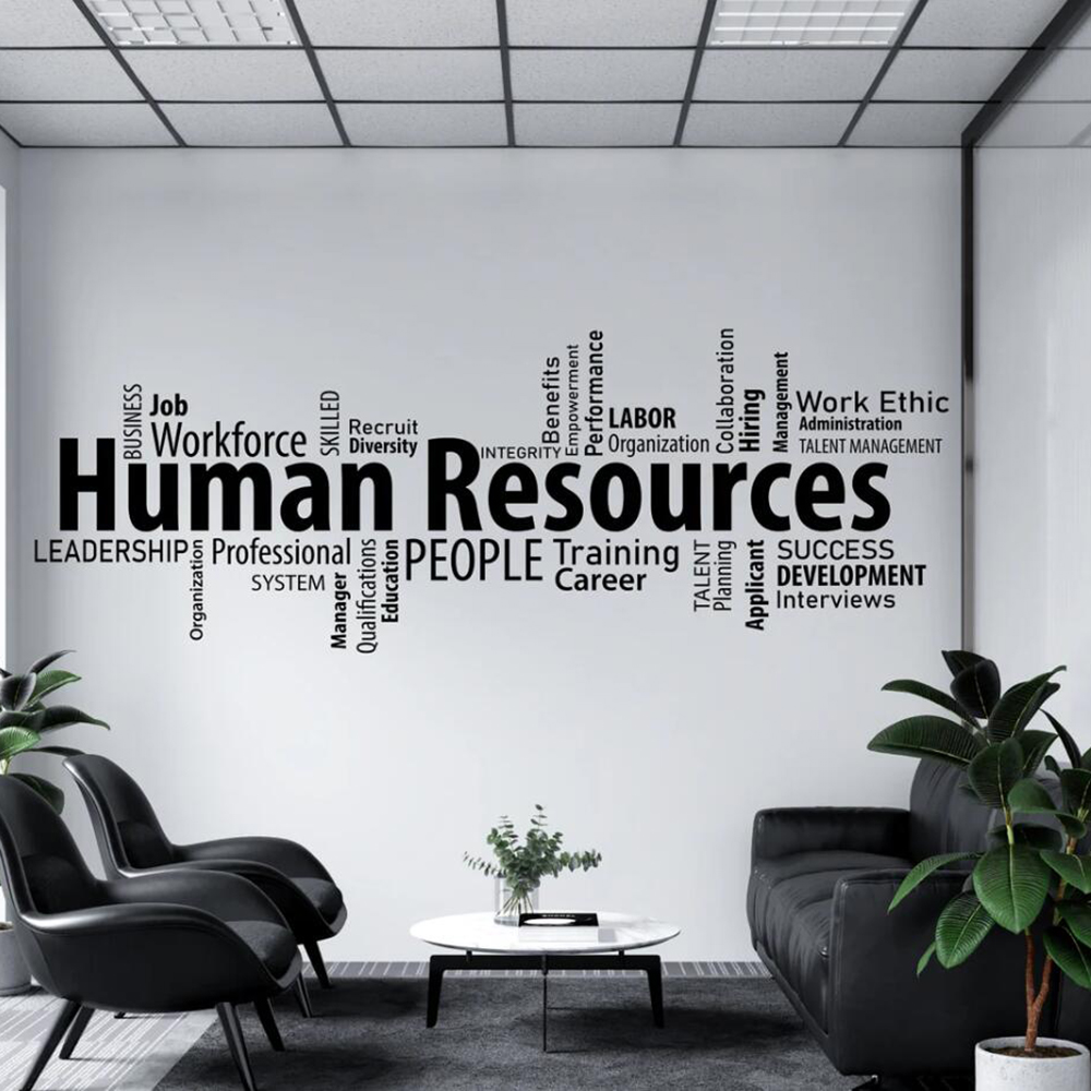 Biuro Ludzkie źródła Naklejka  – Home Decor Quotes Ideas recenzja i cena