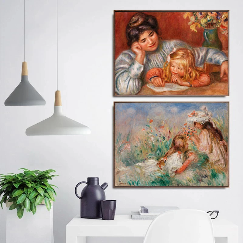 Sławny Obraz Malarski Renoir i – Watercolor Poster Print recenzja i cena