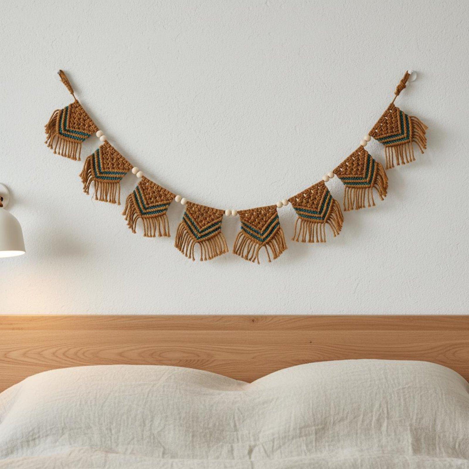 Bawełniany gobelin z frędzlami – Home Decor Handmade recenzja i cena
