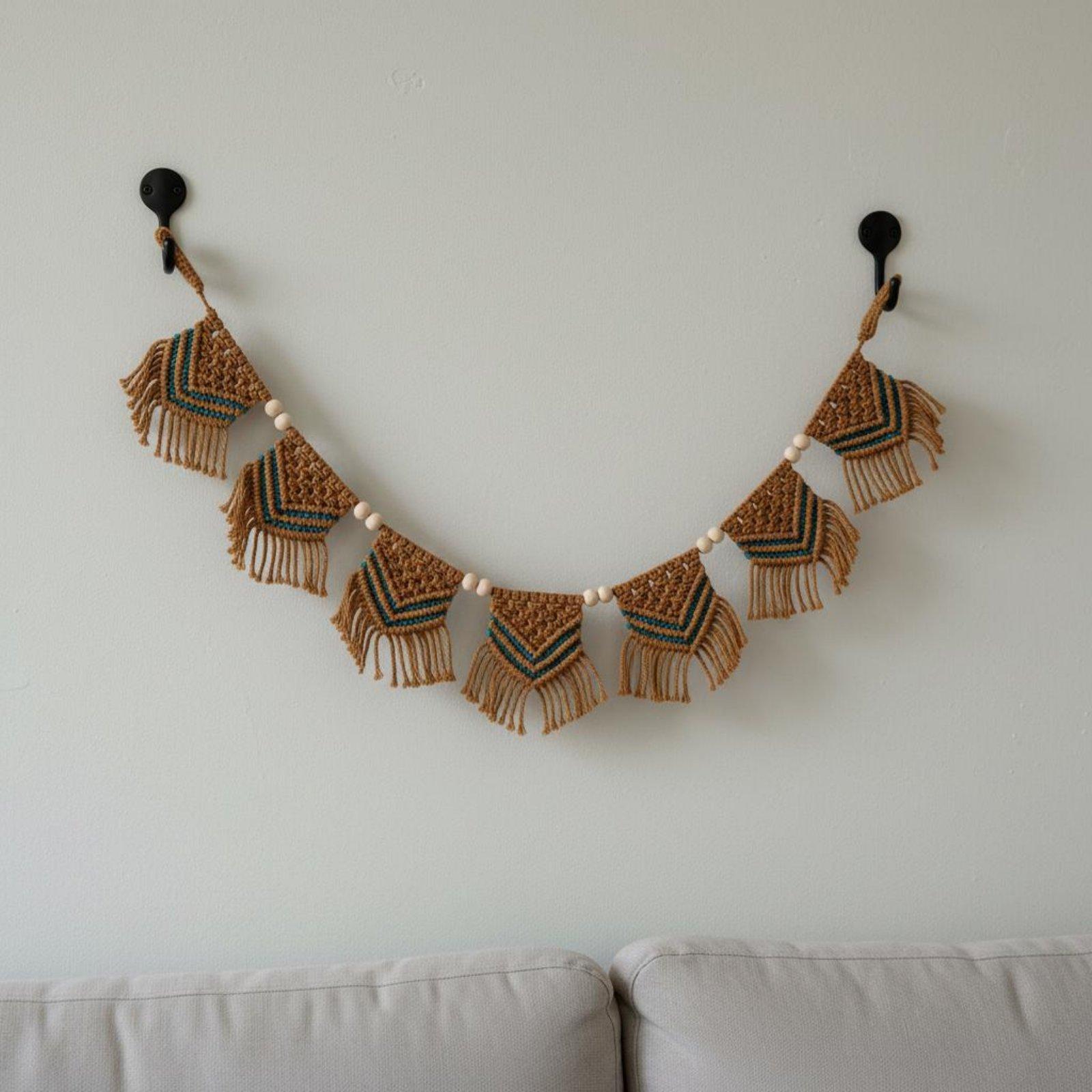 Bawełniany gobelin z frędzlami – Home Decor Handmade recenzja i cena