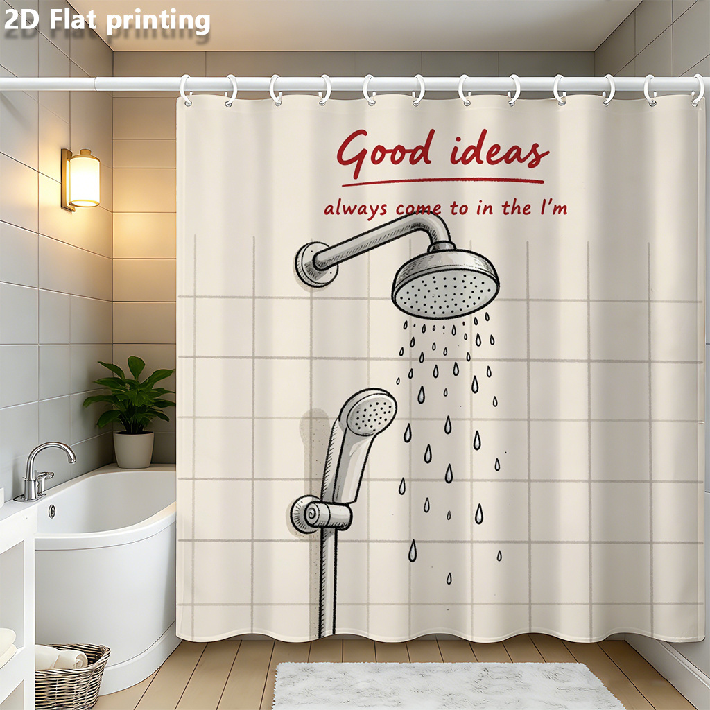 Zabawna zasłona prysznicowa, n – Home Decor Quotes Ideas recenzja i cena