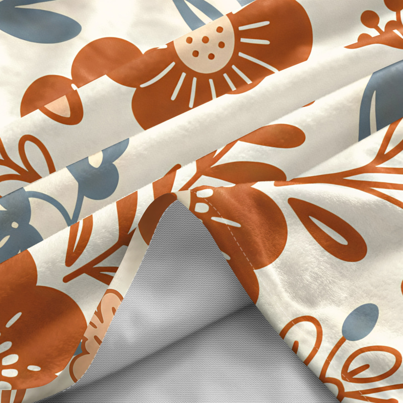 Neutralna, vintage'owa, kwiato – Neutral Throw Blanket recenzja i cena