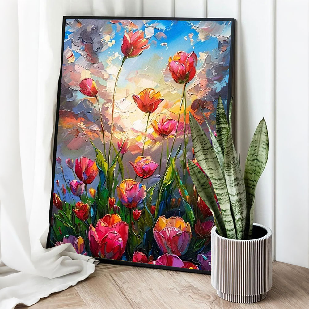 Obraz olejny do samodzielnego  – Home Decor Tulip recenzja i cena