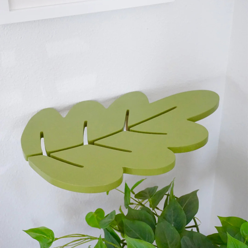 1 SZTUK Drewniana półka Liście – Floating Shelves recenzja i cena