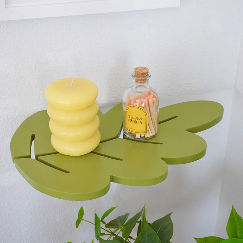 1 SZTUK Drewniana półka Liście – Floating Shelves recenzja i cena