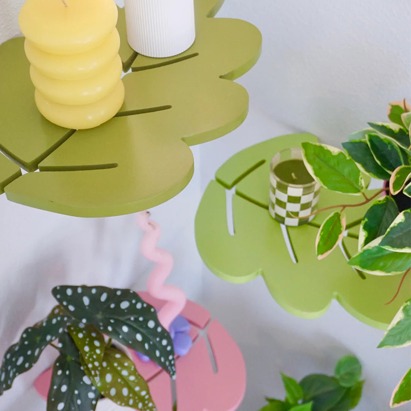 1 SZTUK Drewniana półka Liście – Floating Shelves recenzja i cena
