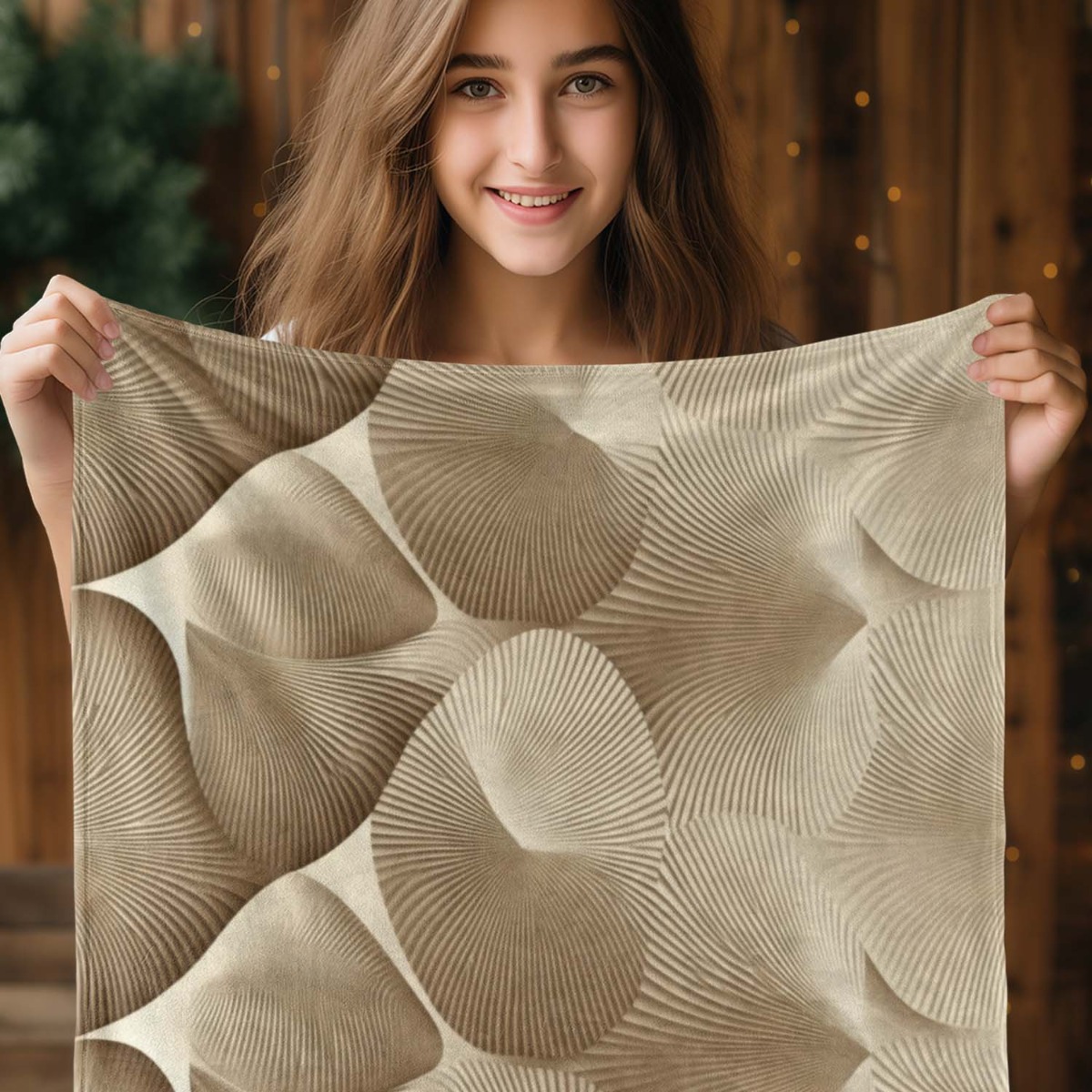Nowoczesny Abstrakcyjny Wzór W – Neutral Throw Blanket recenzja i cena