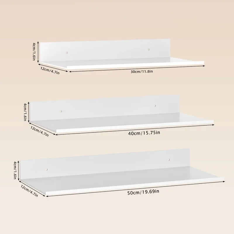 Metalowe półki wiszące na ścia – Floating Shelves recenzja i cena